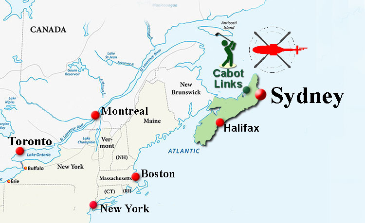 Location Of Sydney Nova Scotia